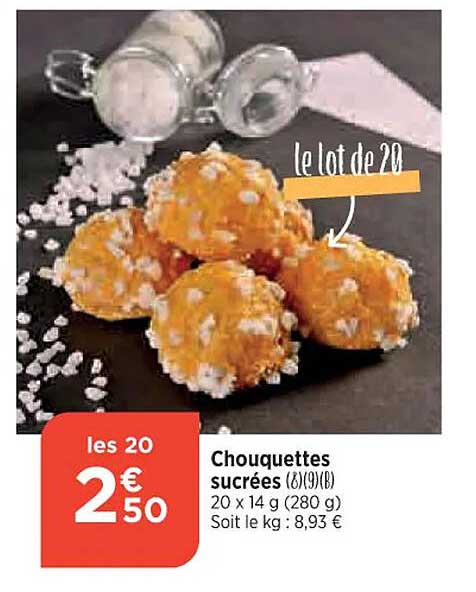 Chouquettes Sucrées