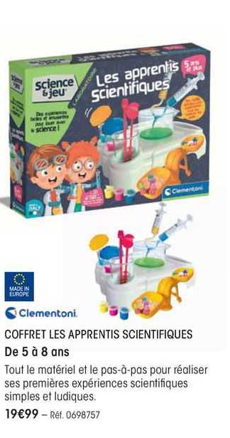 clementoni coffret les apprentis scientifiques