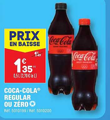 coca-cola regular ou zéro
