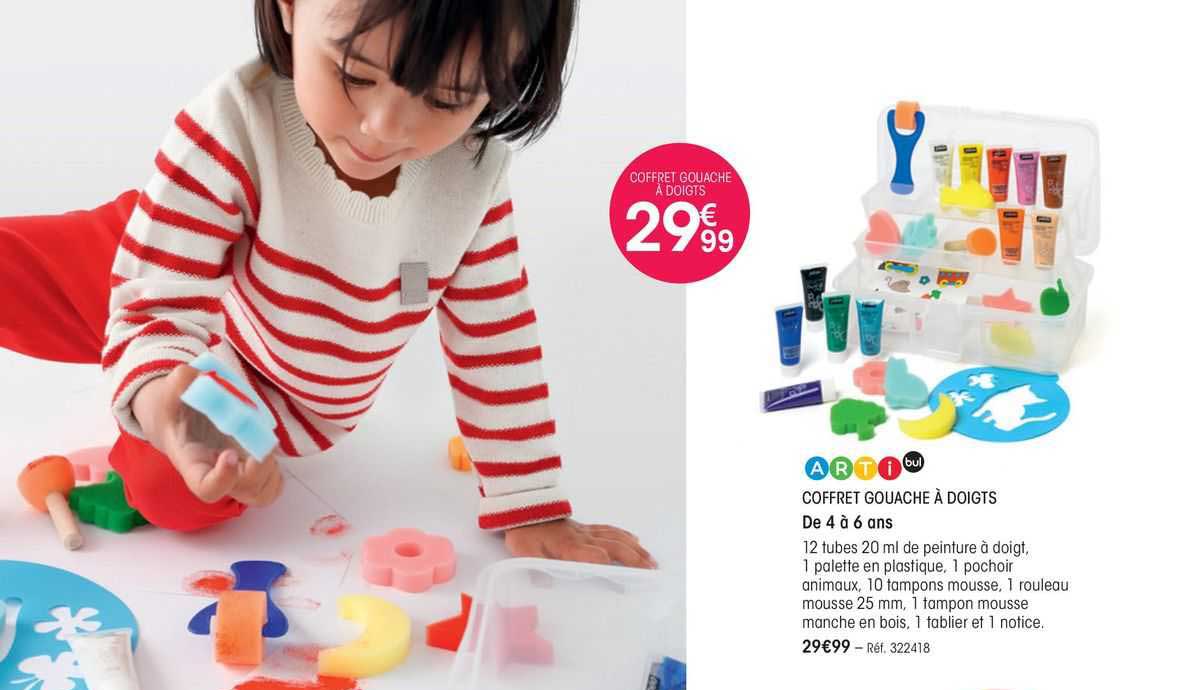 coffret gouache à doigts arti bul