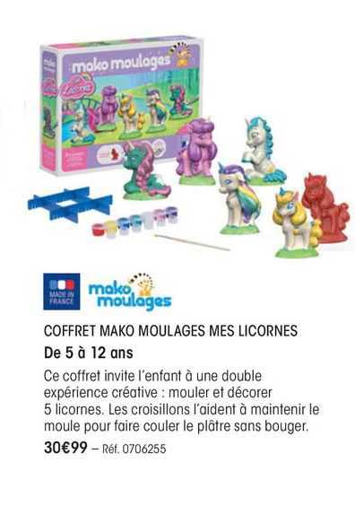 coffret mako moulages mes licornes