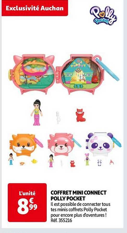 coffret mini connect polly pocket