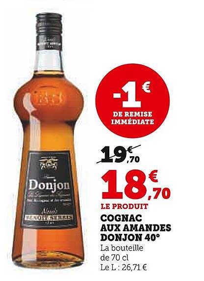 cognac aux amandes donjon 40°