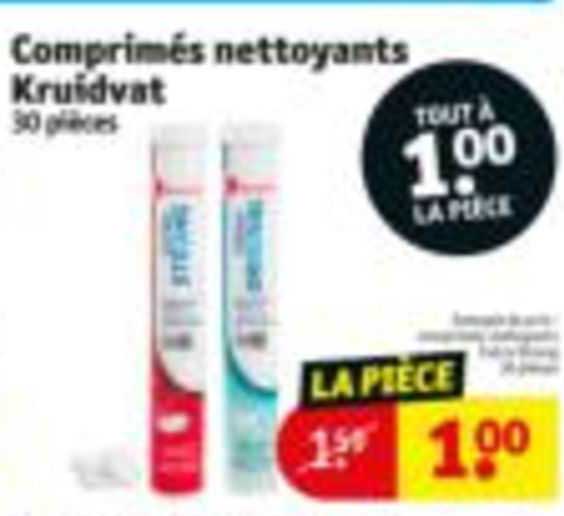 comprimés nettoyants kruidvat