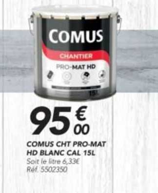 comus cht pro-mat hd blanc cal 15 l