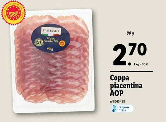 Coppa Piacentina Aop Italiamo