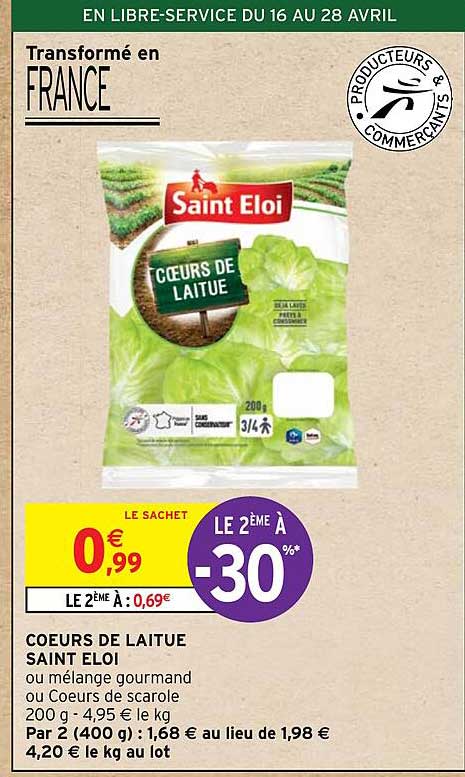 cœurs de laitue saint eloi