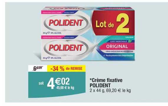 crème fixative polident