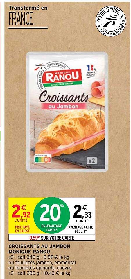 croissants au jambon monique ranou