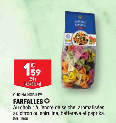 cucina nobile farfalles