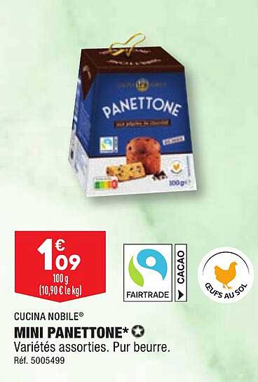 cucina nobile mini panettone