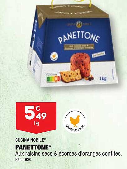 cucina nobile panettone