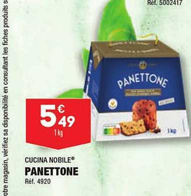 cucina nobile panettone