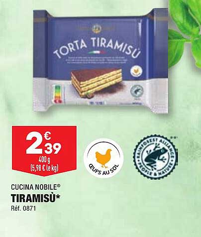 cucina nobile tiramisù