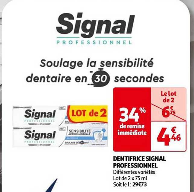 Dentifrice Signal Professionel