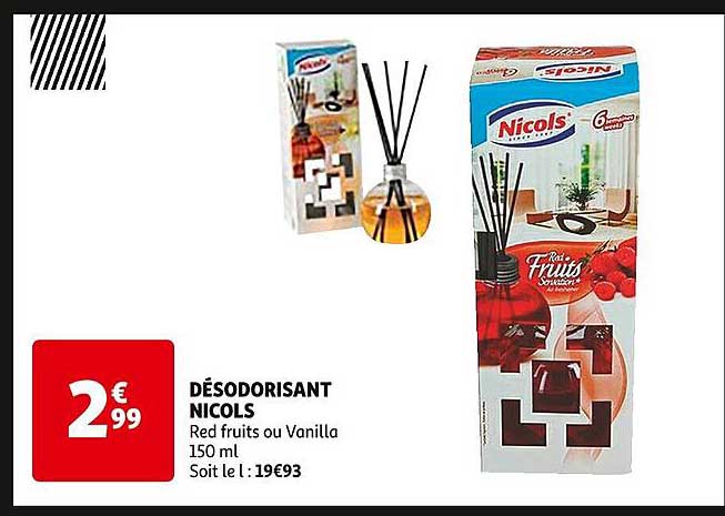 désodorisant nicols