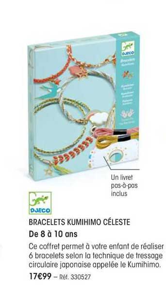 djeco bracelets kumihimo céleste