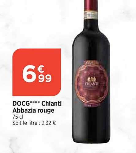 docg**** chianti abbazia rouge