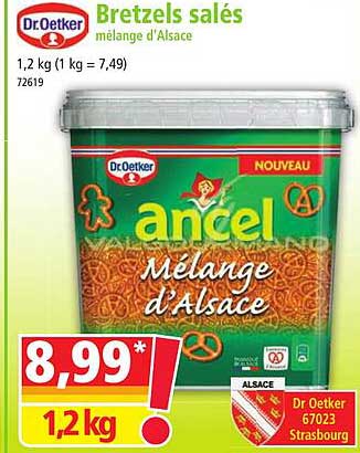 dr. oetker bretzels salés