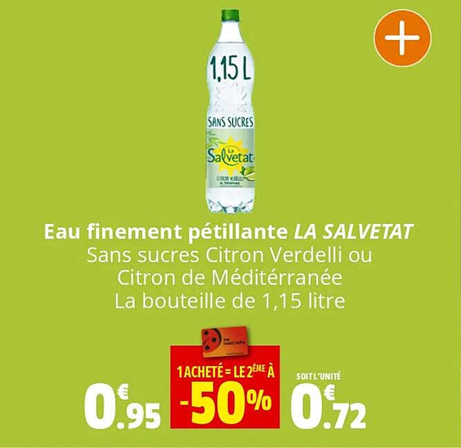 eau finement pétillante la salvetat