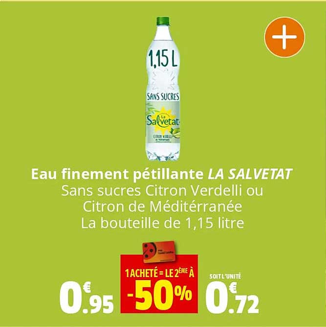 eau finement pétillante la salvetat
