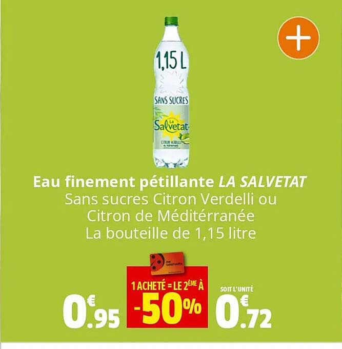 eau finement pétillante la salvetat
