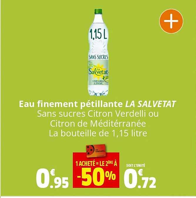 eau finement pétillante la salvetat