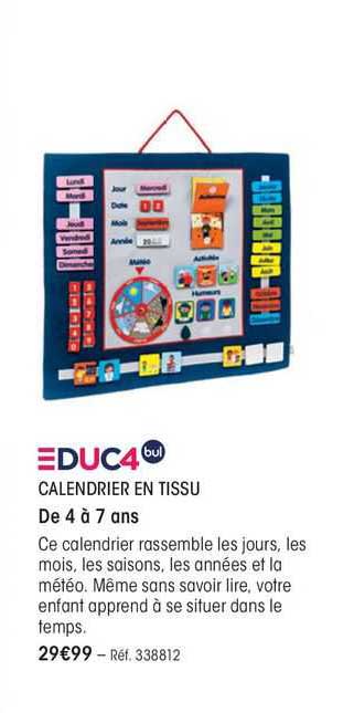 educ4 bul calendrier en tissu