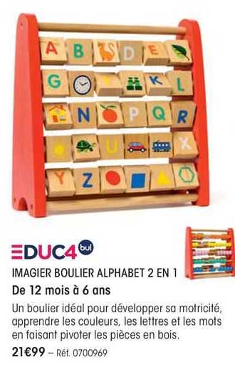 educ4 bul imagier boulier alphabet 2 en 1