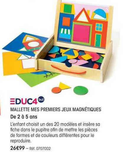 educ4 mallette mes premiers jeux magnétiques