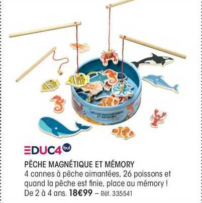 educ4 pêche magnétique et mémory