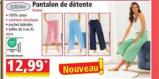 elle'nor pantalon de détente