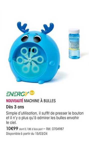 Energy Machine à Bulles