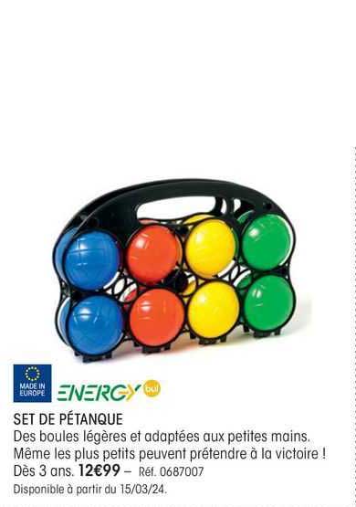 energy set de pétanque