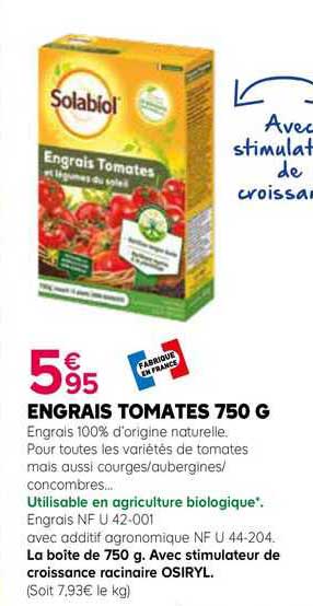 Engrais Tomates 750 G