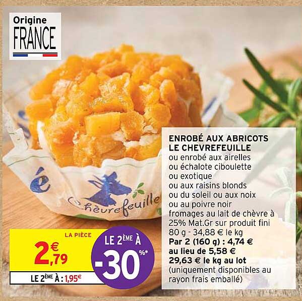 Enrobé Aux Abricots Le Chevrefeuille