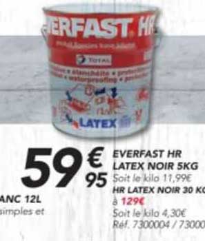 everfast hr latex noir 5 kg