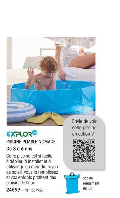 explor piscine pliable nomade