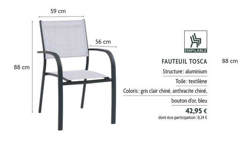 Fauteuil Tosca