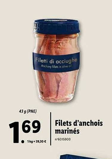 filets d'anchois marinés italiamo