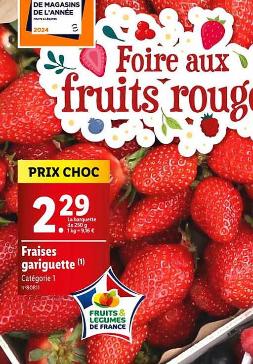 fraises gariguette