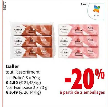galler tout l'assortiment