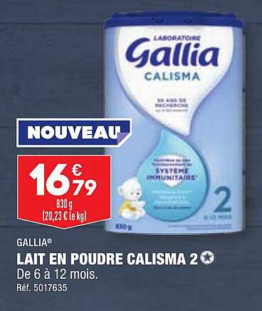 Gallia Lait En Poudre Calisma 2