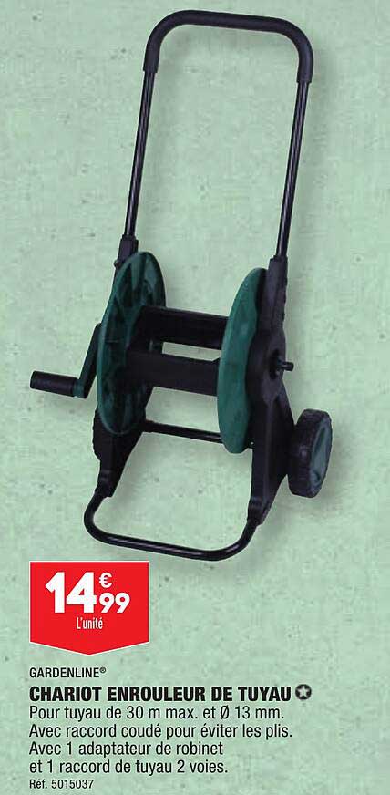 Gardenline Chariot Enrouleur De Tuyau