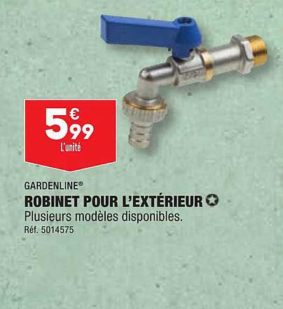 gardenline robinet pour l'extérieur