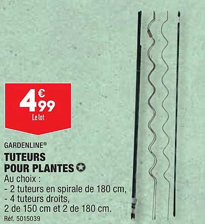 gardenline tuteurs pour plantes