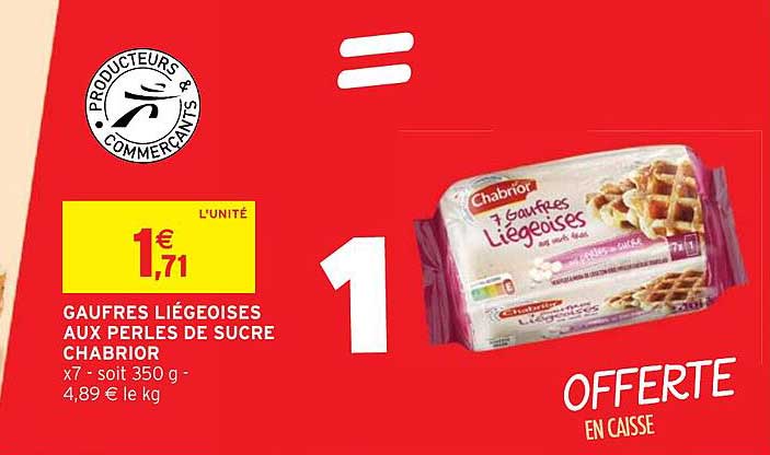 Gaufres Liégeoises Aux Perles De Sucre Chabrior