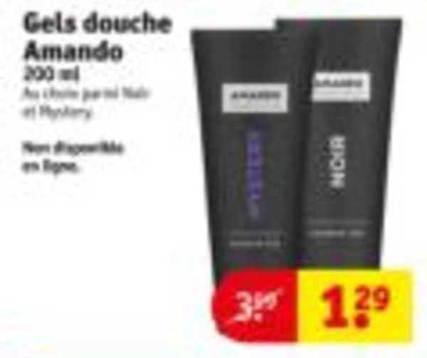gels douche amando