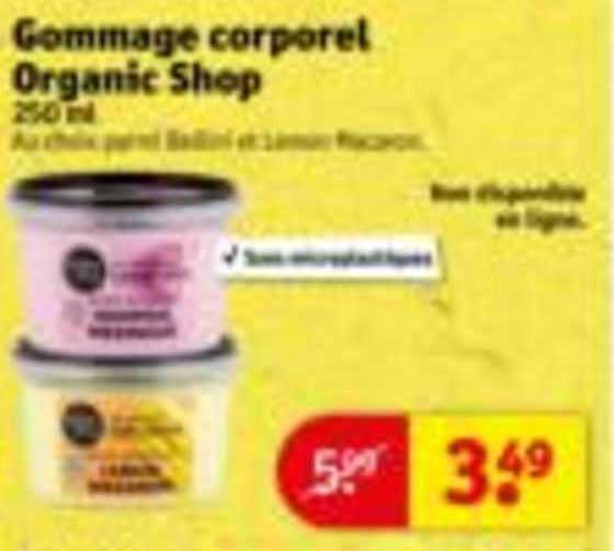 Gommage Corporel Organic Shop