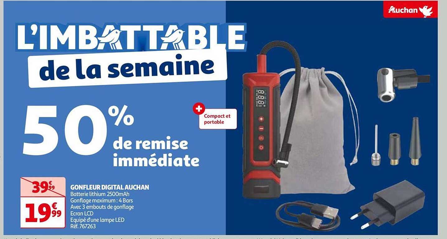 Gonfleur Digital Auchan